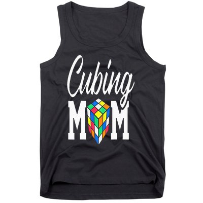 cube puzzle solver cubing mom speed cubing mors Tank Top