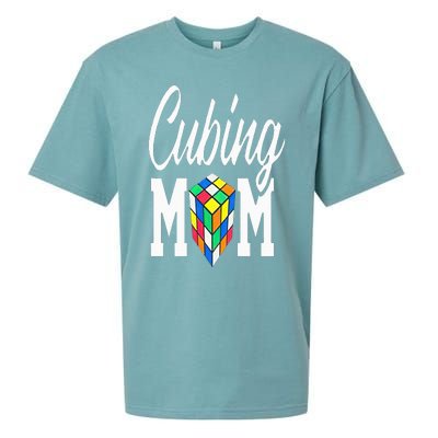 cube puzzle solver cubing mom speed cubing mors Sueded Cloud Jersey T-Shirt