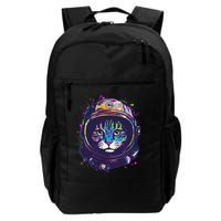 Colorful Paint Splat Astronaut Cat Daily Commute Backpack