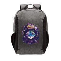 Colorful Paint Splat Astronaut Cat Vector Backpack