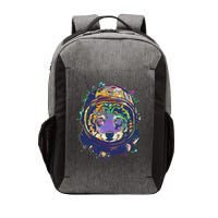 Colorful Paint Splat Astronaut Wolf Vector Backpack