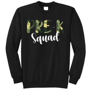 Camo PreK Squad Back To School Camouflage Teacher And Child Sweatshirt