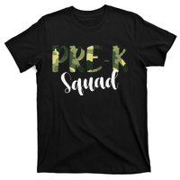 Camo PreK Squad Back To School Camouflage Teacher And Child T-Shirt