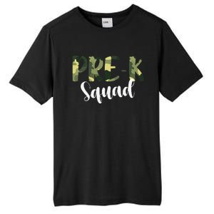 Camo PreK Squad Back To School Camouflage Teacher And Child Tall Fusion ChromaSoft Performance T-Shirt