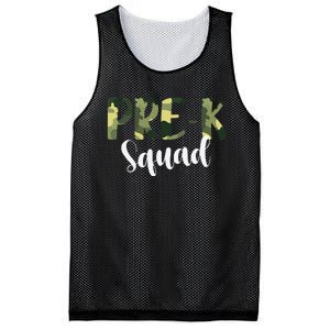 Camo PreK Squad Back To School Camouflage Teacher And Child Mesh Reversible Basketball Jersey Tank