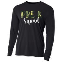 Camo PreK Squad Back To School Camouflage Teacher And Child Cooling Performance Long Sleeve Crew