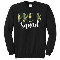 Camo PreK Squad Back To School Camouflage Teacher And Child Tall Sweatshirt