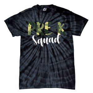 Camo PreK Squad Back To School Camouflage Teacher And Child Tie-Dye T-Shirt