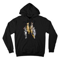 Cats Playing Saxophone Jazz Sax Musician Saxophonist Hoodie