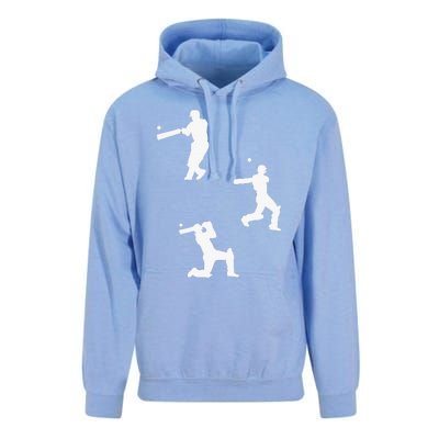 Cricket  Player Silhouette Sport Gift Unisex Surf Hoodie