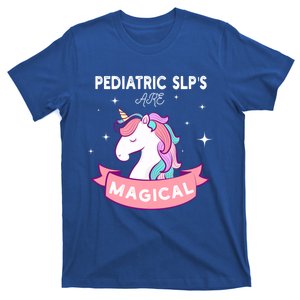 Cute Pediatric Speech Therapy Therapisgift Slp Unicorn Gift T-Shirt