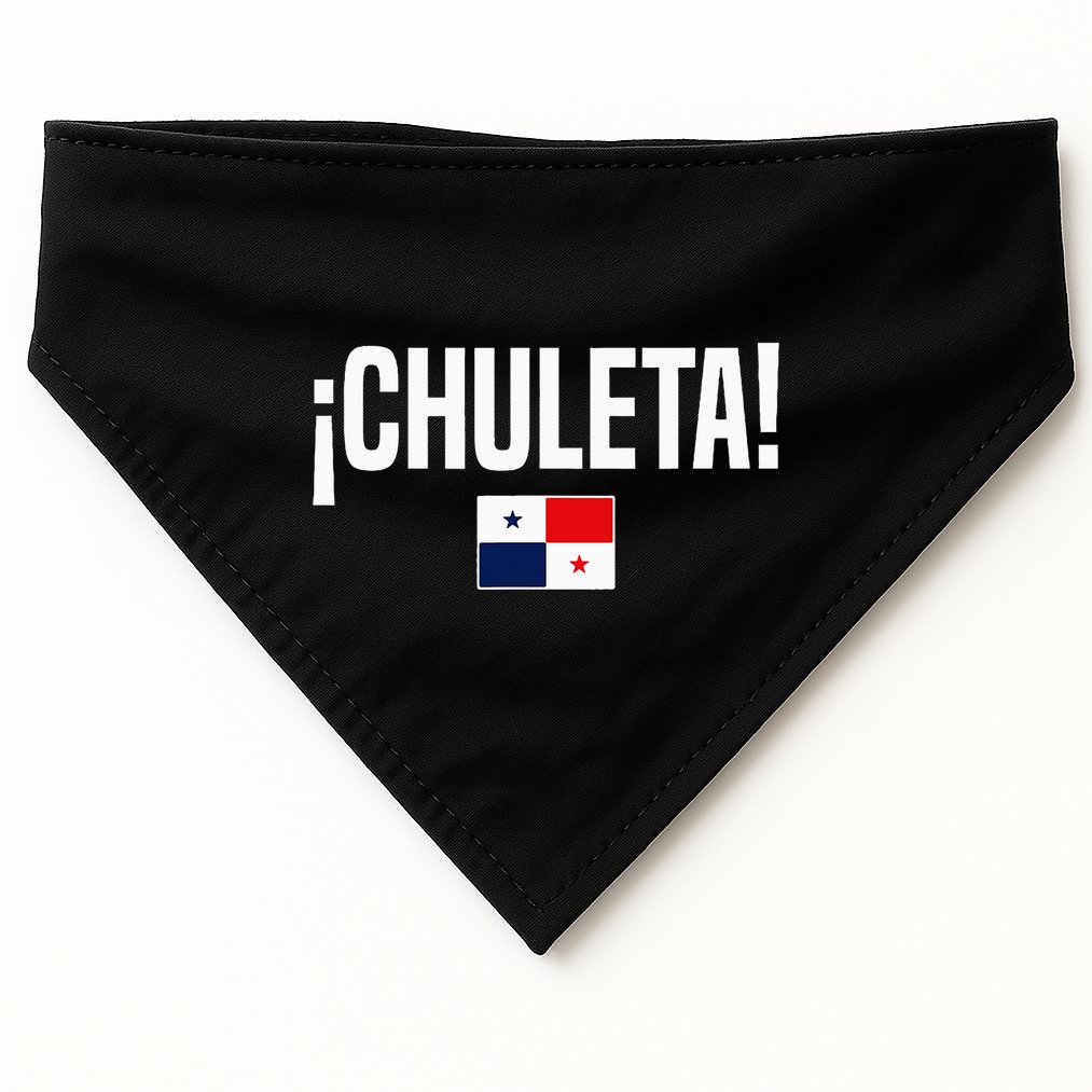 Chuleta Panamanian Slang Panama Flag USA-Made Doggie Bandana