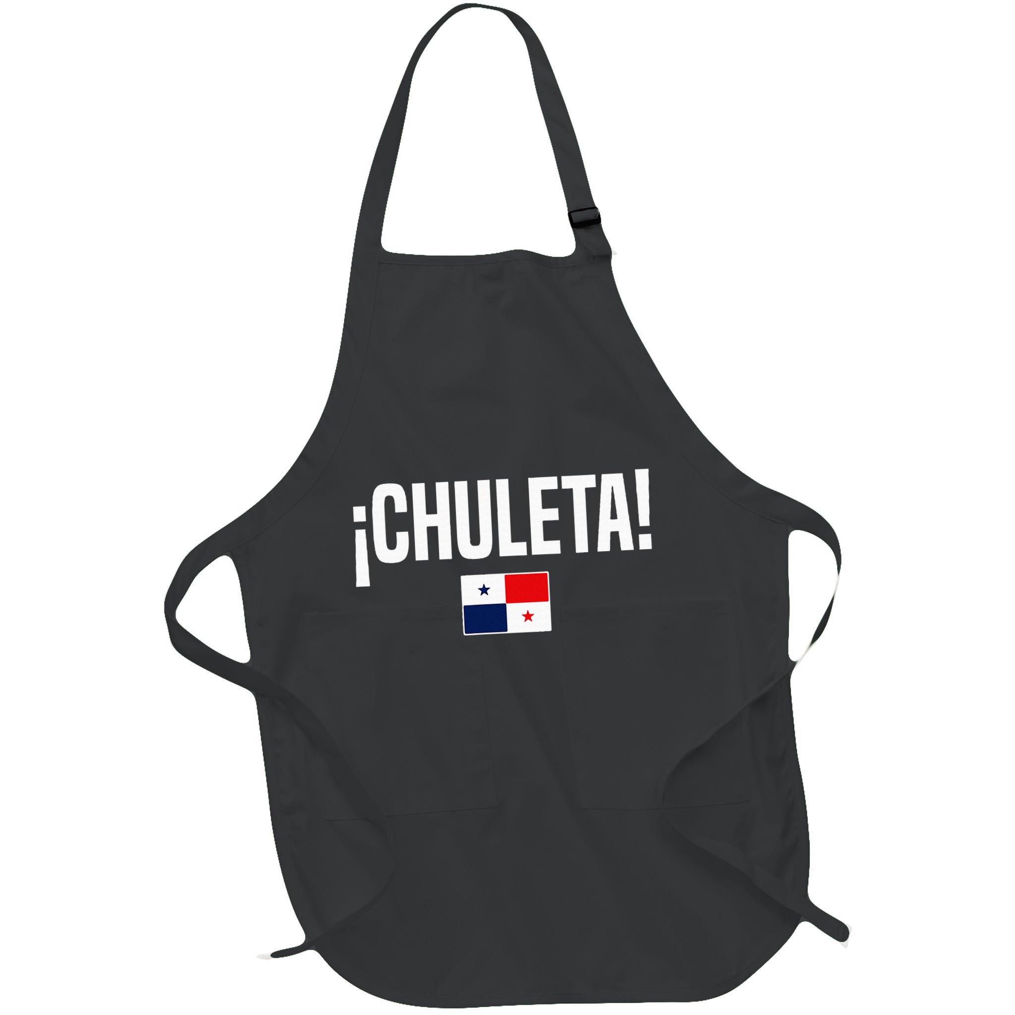 Chuleta Panamanian Slang Panama Flag Apron