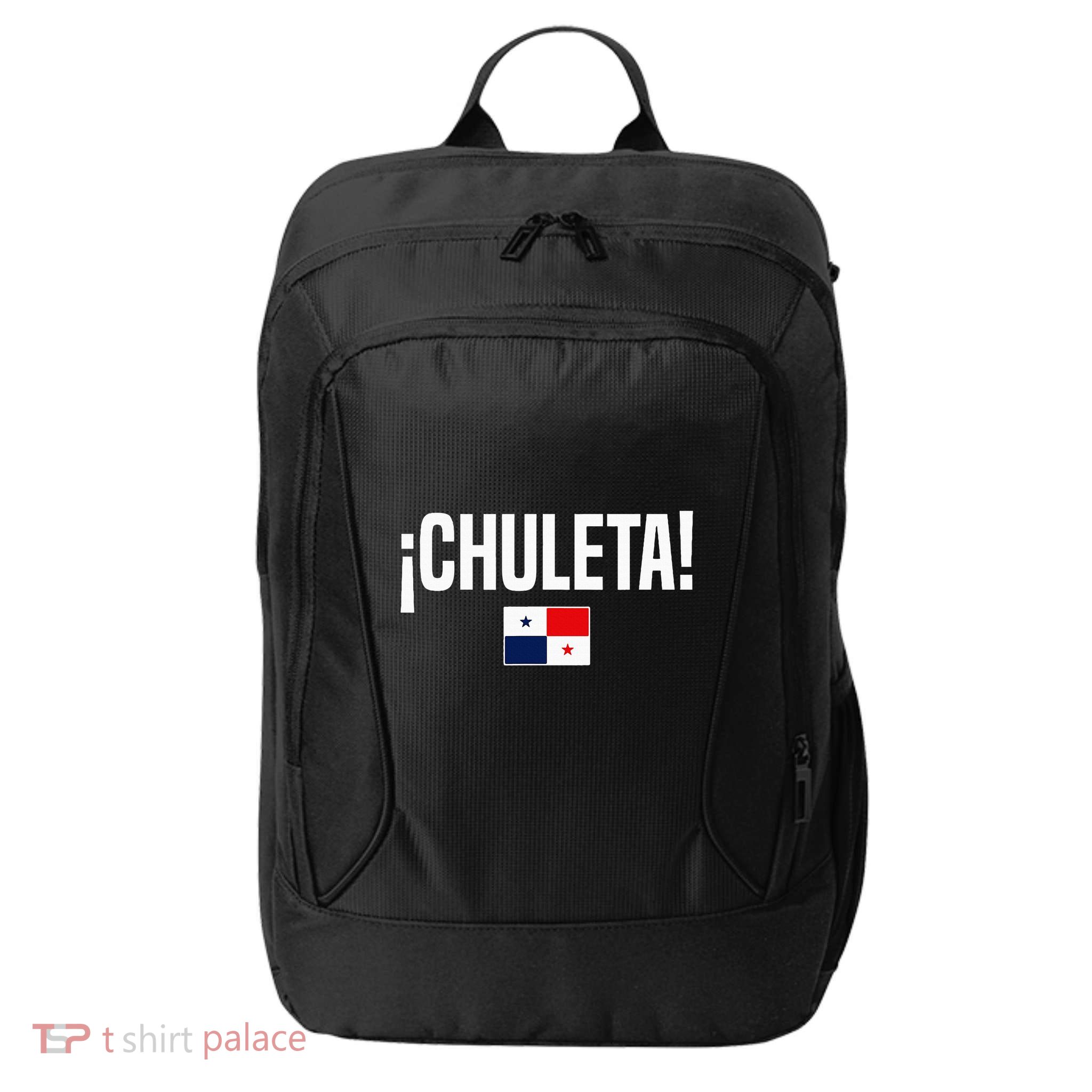 Chuleta Panamanian Slang Panama Flag City Backpack