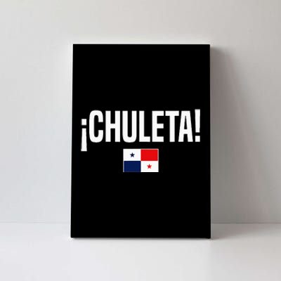 Chuleta Panamanian Slang Panama Flag Canvas