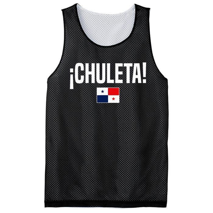 Chuleta Panamanian Slang Panama Flag Mesh Reversible Basketball Jersey Tank