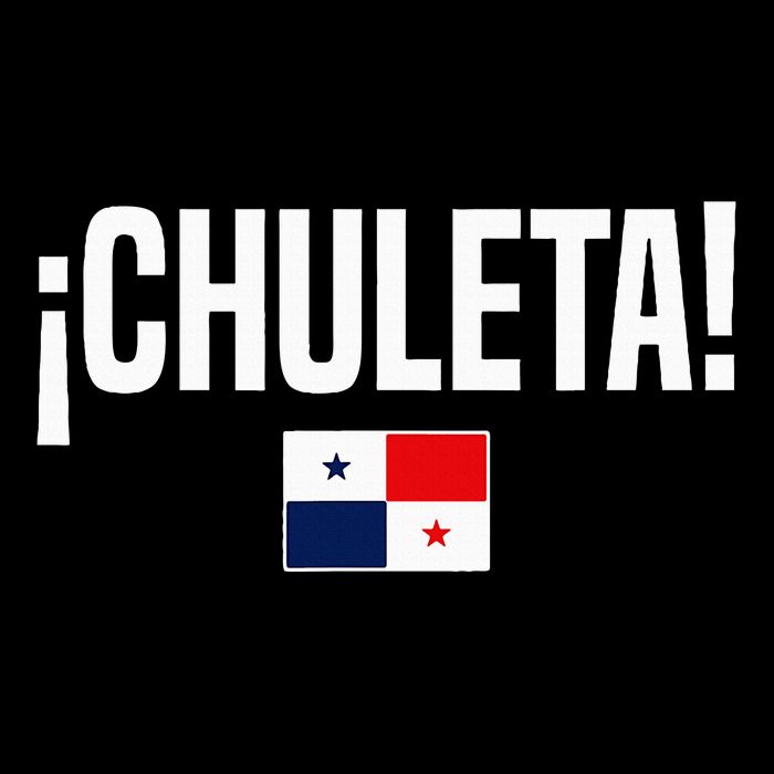 Chuleta Panamanian Slang Panama Flag Magnet