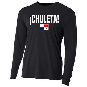 Chuleta Panamanian Slang Panama Flag Cooling Performance Long Sleeve Crew