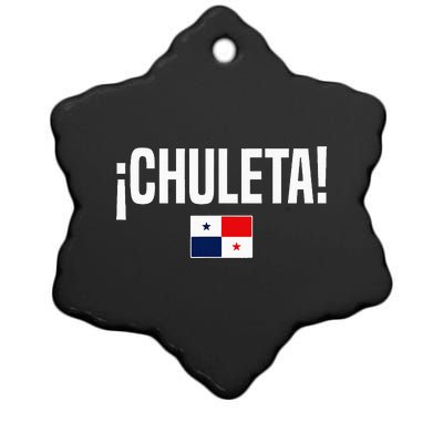 Chuleta Panamanian Slang Panama Flag Ceramic Star Ornament