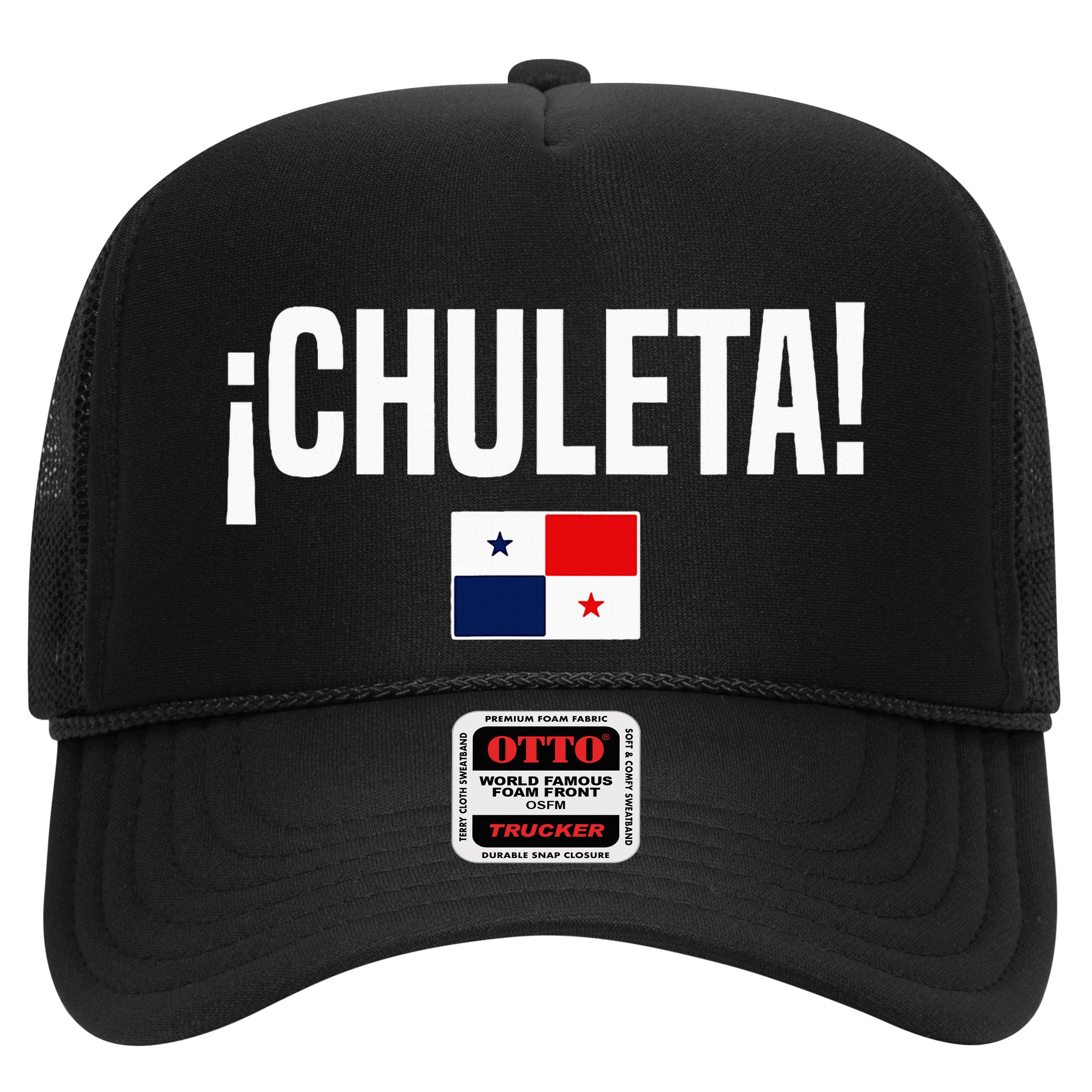 Chuleta Panamanian Slang Panama Flag Hat