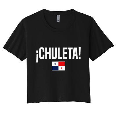 Chuleta Panamanian Slang Panama Flag Crop Top
