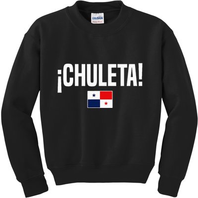 Chuleta Panamanian Slang Panama Flag Kids Sweatshirt