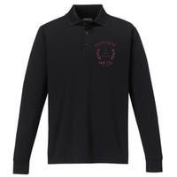 Champagne Problems Social Club Performance Long Sleeve Polo