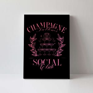 Champagne Problems Social Club Canvas