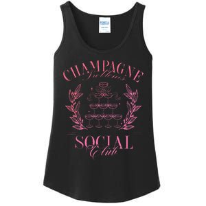 Champagne Problems Social Club Ladies Essential Tank