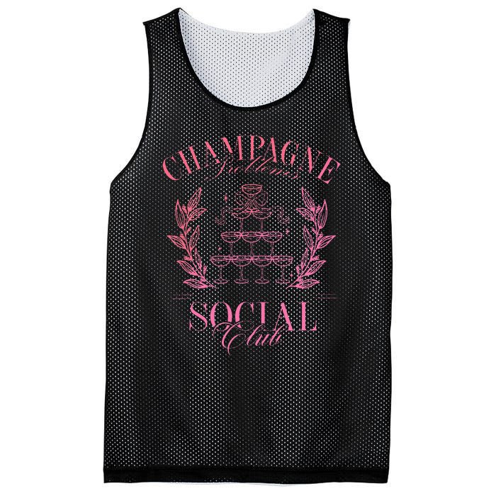 Champagne Problems Social Club Mesh Reversible Basketball Jersey Tank