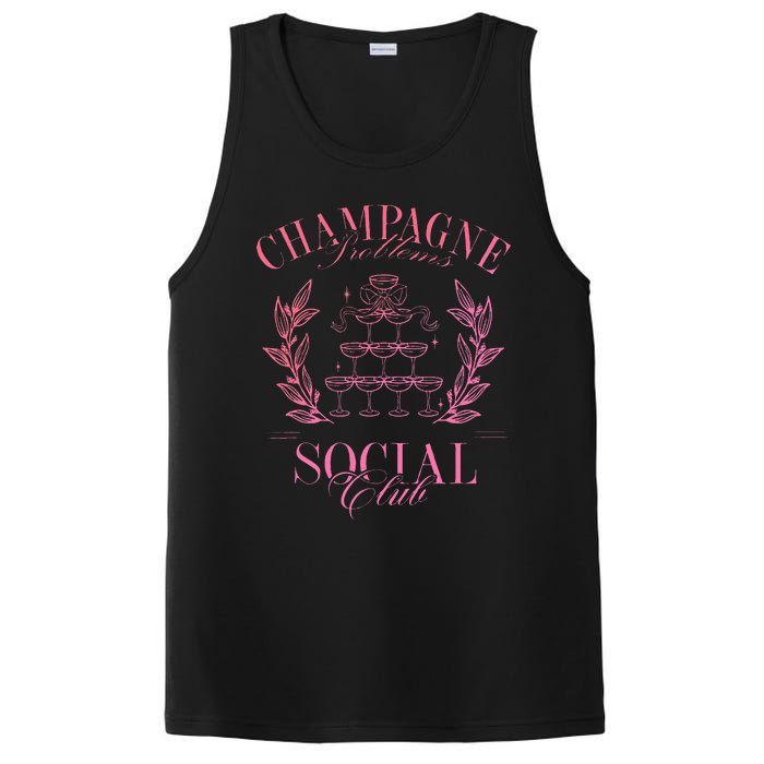 Champagne Problems Social Club PosiCharge Competitor Tank