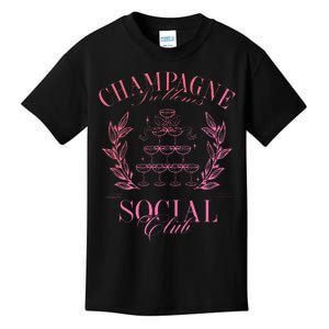 Champagne Problems Social Club Kids T-Shirt