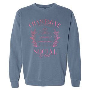 Champagne Problems Social Club Garment-Dyed Sweatshirt