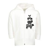 Cow Pig Sheep Chicken | Stack Farm Animal Sounds Silhouettes Toddler Zip Fleece Hoodie