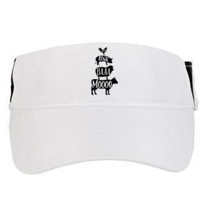 Cow Pig Sheep Chicken | Stack Farm Animal Sounds Silhouettes Adult Drive Performance Visor