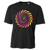 Colorful Pi Swirl Pi Day Math Teacher Gift Cooling Performance Crew T-Shirt