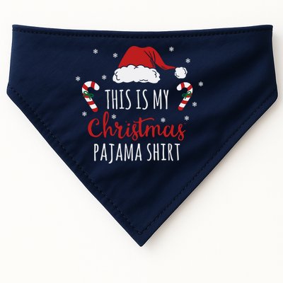 Christmas Pajama Shirt USA-Made Doggie Bandana