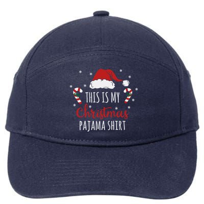 Christmas Pajama Shirt 7-Panel Snapback Hat