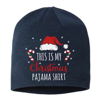 Christmas Pajama Shirt Sustainable Beanie