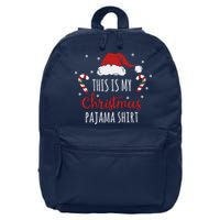 Christmas Pajama Shirt 16 in Basic Backpack