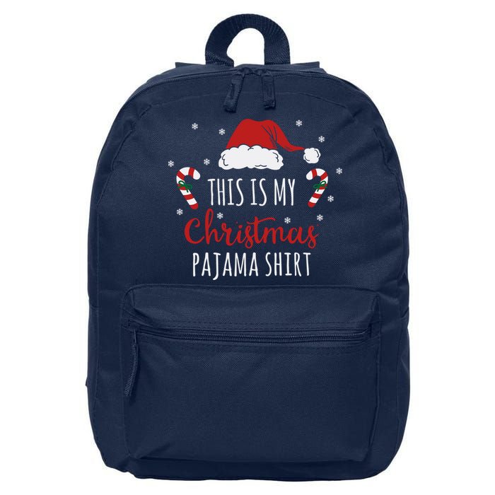 Christmas Pajama Shirt 16 in Basic Backpack