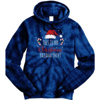 Christmas Pajama Shirt Tie Dye Hoodie