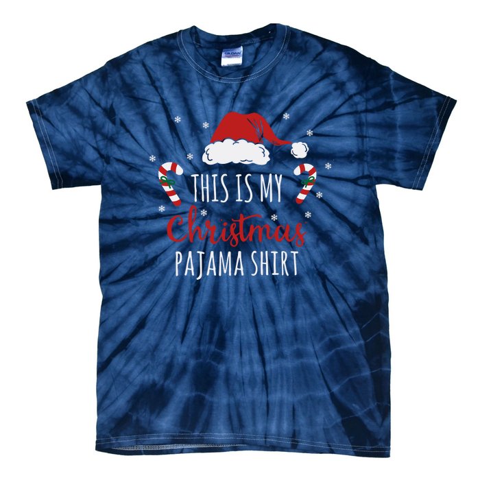 Christmas Pajama Shirt Tie-Dye T-Shirt