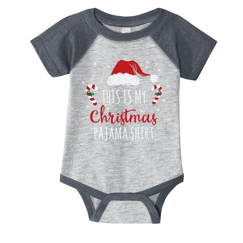 Christmas Pajama Shirt Infant Baby Jersey Bodysuit