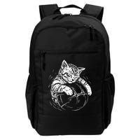 Cat Player Sleeping On A Basketball Kitties Pet Lover Backpack