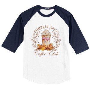 Coquette Pumpkin Spice Pumpkin Patch Baseball Sleeve Shirt