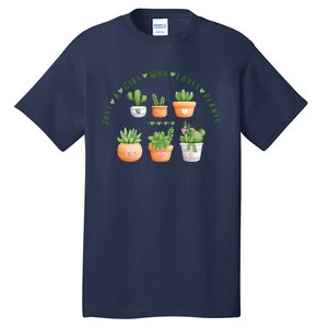 Cactus Plant, Succulents, Just A Girl Who Loves Plants Tall T-Shirt