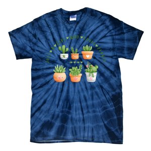 Cactus Plant, Succulents, Just A Girl Who Loves Plants Tie-Dye T-Shirt