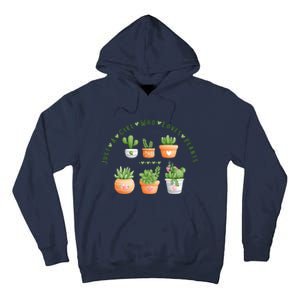 Cactus Plant, Succulents, Just A Girl Who Loves Plants Tall Hoodie