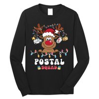 Christmas Postal Squad Postman Mail Delivery Cute Reindeer Long Sleeve Shirt